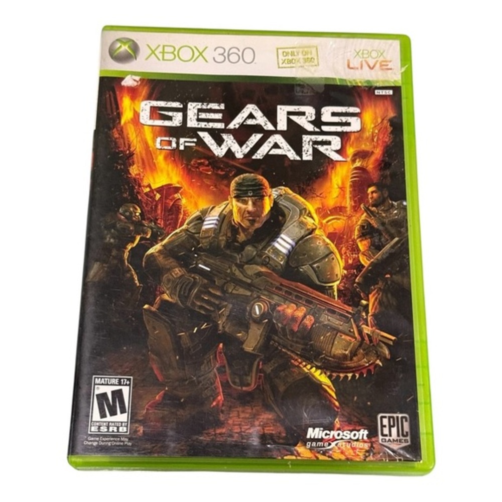 Gears of War Xbox 360 Video Game Complete Manual Tested Microsoft Epic Games